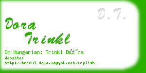 dora trinkl business card